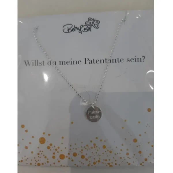 Halsketten*Beka & Bell 5024 Halskette Anhänger Lieblingsstück Patentante Silber 42 cm