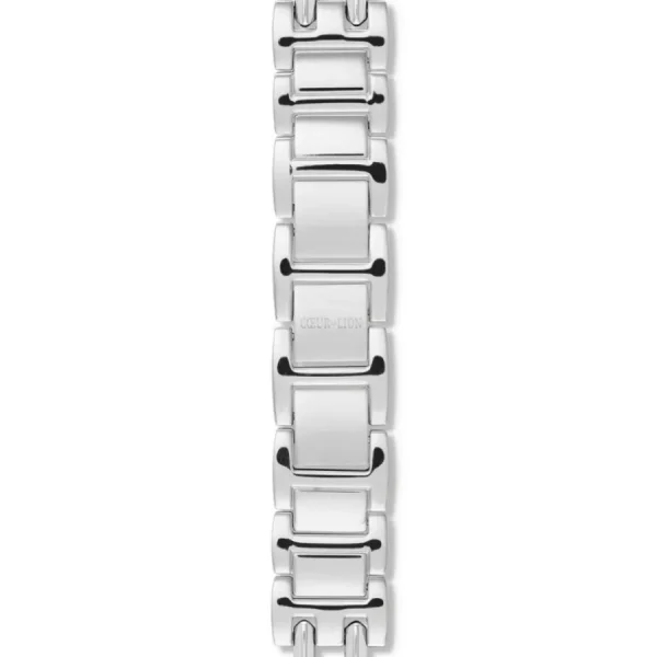 Damen Designer Uhren*Coeur de Lion 7630/74-1717 Damen-Uhr Iconic Cube Classic Rainbow Quarz Edelstahl-Band