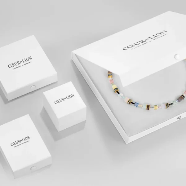 Halsketten*Coeur de Lion 4018/10-1581 Halskette Damen Swarovski® Onyx Multicolor Pop Art