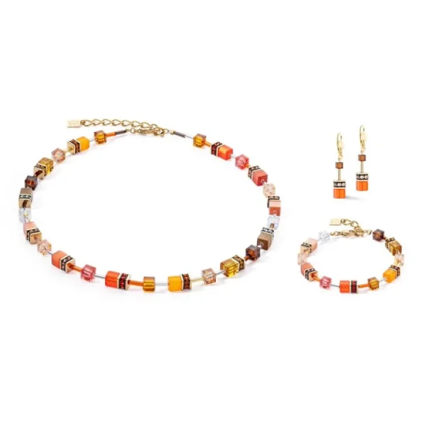 Armbänder & Armreife*Coeur de Lion Armband GeoCube® Iconic Sunset Gold-Ton 2838/30-0211