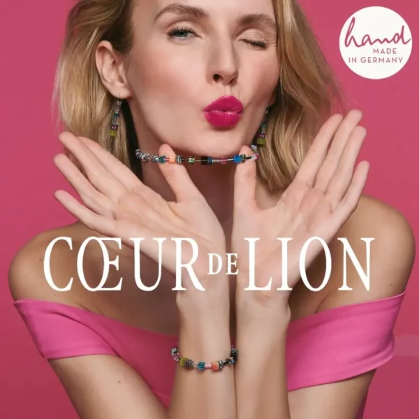 Armbänder & Armreife*Coeur de Lion Armband GeoCUBE® Iconic Rainbow Silber 2800/30-1500
