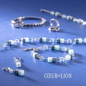 Halsketten*Coeur de Lion Kette Damen Sparkling Classic Pastel Silber 4409/10-2011