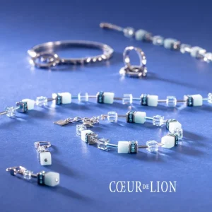 Ohrschmuck*Coeur de Lion Ohrstecker Damen Sparkling Dot Weiss Silber 0277/21-1817