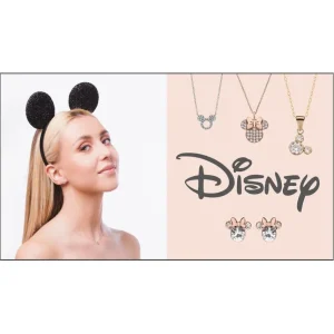 Kinderschmuck | Halsketten*Disney NS00021YZPL-157.CS Halskette mit Anhänger Damen Krone Silber Vergoldet