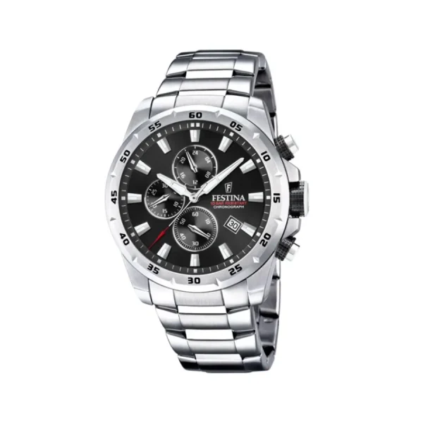 Herren Uhren Chronograph*Festina F20463/4 Herren-Uhr Chrono Sport 2021 Chronograph Quarz Edelstahl-Armband