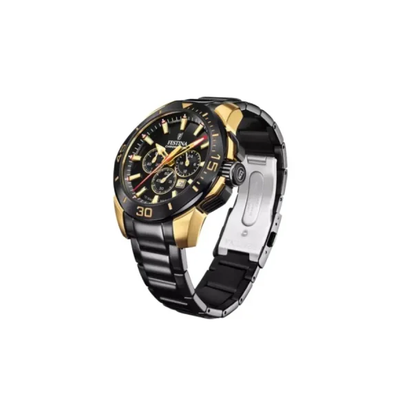 Herren Uhren Chronograph*Festina F20644/1 Herren-Uhr Chrono Bike Special Edition Schwarz Edelstahl-Band