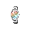 Damen Designer Uhren*Festina F20622/H Damen-Uhr Boyfriend Analog Quarz mit Edelstahl-Armband