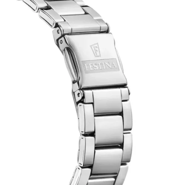 Damen Designer Uhren*Festina F20622/H Damen-Uhr Boyfriend Analog Quarz mit Edelstahl-Armband