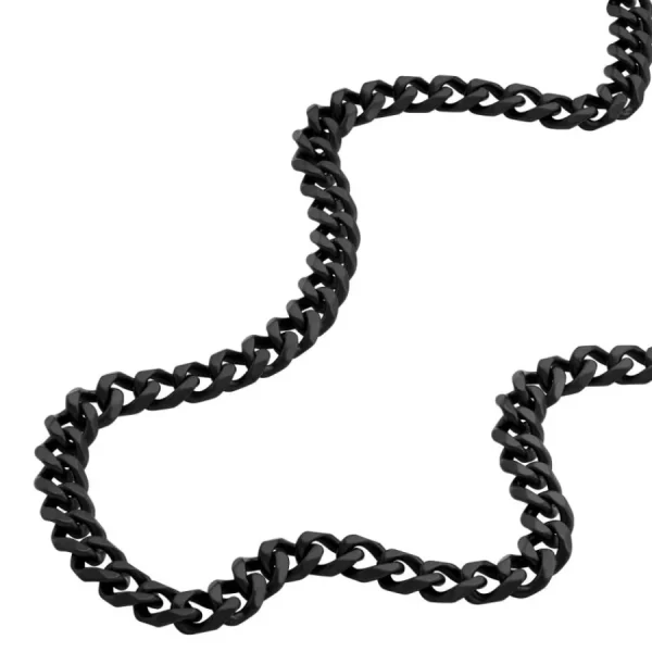 Halsketten*Fossil Halskette Herren Bold Chains Edelstahl Schwarz JF04613001