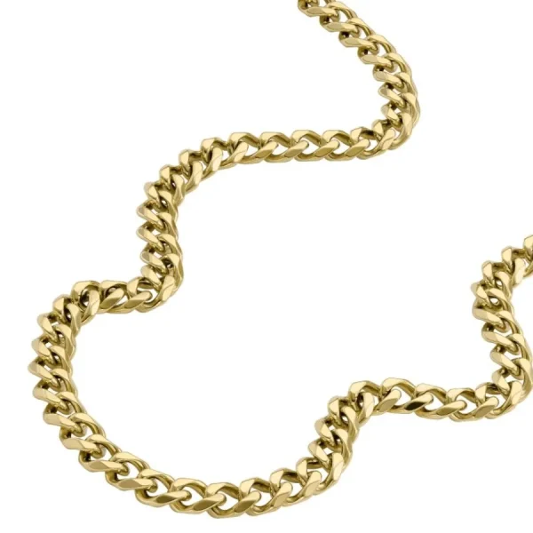 Halsketten*Fossil Halskette Herren Bold Chains Edelstahl Gold-Ton JF04612710