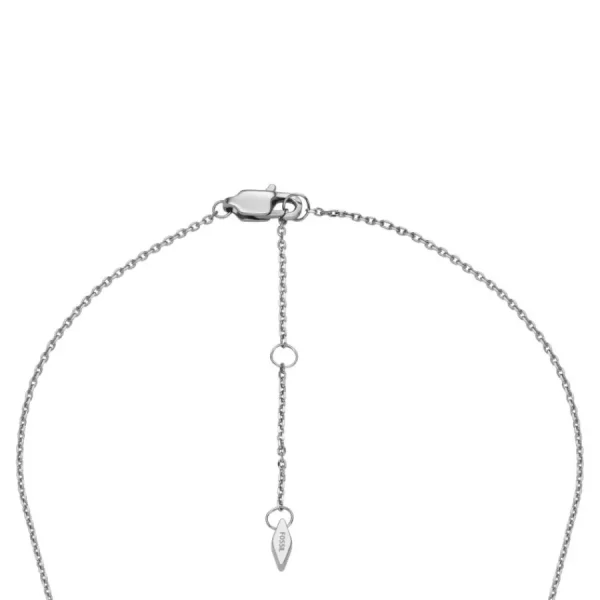 Halsketten*Fossil Halskette-Anhänger Damen Sadie Glitz Herz Edelstahl JF04674040