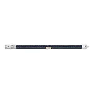 Armbänder*Fossil JF04703998 Armband Herren All Stacked Up Leder Blau Edelstahl