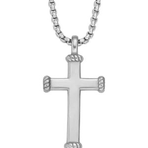 Halsketten*Fossil JF04401040 Halskette mit Anhänger Herren Meaningful Moments Edelstahl