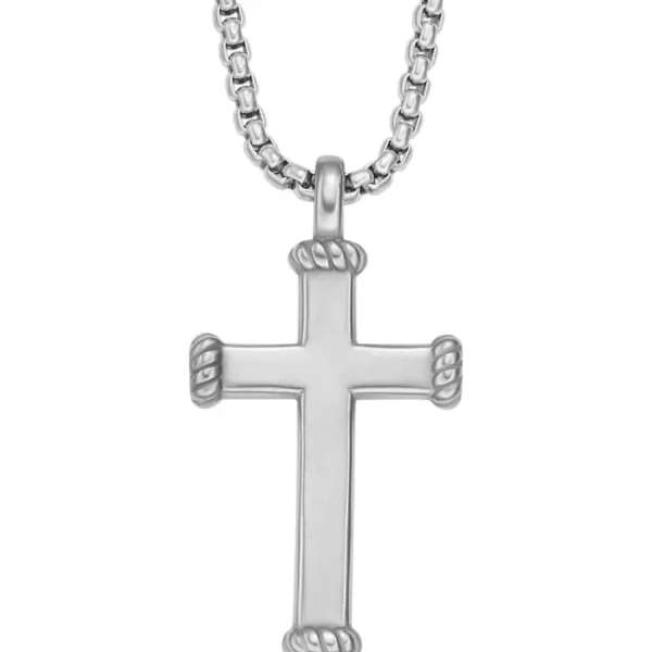 Halsketten*Fossil JF04401040 Halskette mit Anhänger Herren Meaningful Moments Edelstahl