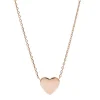 Halsketten*Fossil JF03081791 Kette mit Anhänger Vintage Iconic Herz Rosé-Ton