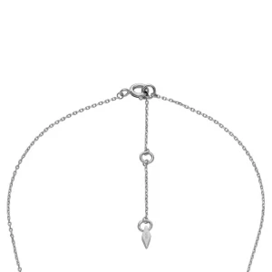 Halsketten*Fossil JFS00632040 Halskette mit Anhänger Dame Infinity Sterlingsilber
