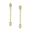 Ohrschmuck*Fossil Ohrringe Sadie Seasonal Sparkle Edelstahl Goldfarben JF04591710