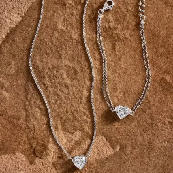 Halsketten*JOOP! Halskette Damen Herz Zirkonia Sterlingsilber 2039689