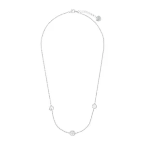 Halsketten*JOOP! Halskette mit Zirkonia Cornflower Damen 45 cm Silber 2038047