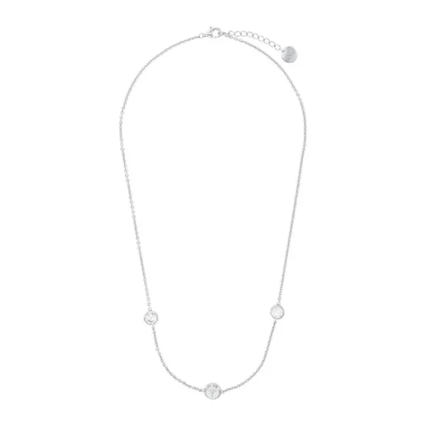 Halsketten*JOOP! Halskette mit Zirkonia Cornflower Damen 45 cm Silber 2038047