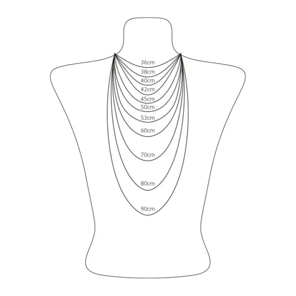 Halsketten* Karat 1.0140 Halskette Collier Damen 1,5 mm Rundankerkette 333er Gelbgold