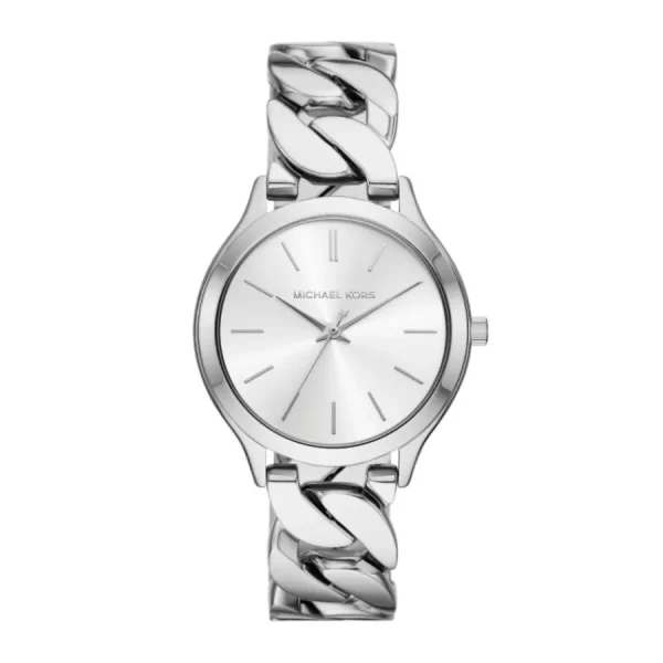 Damen Designer Uhren*Michael Kors MK7474 Damen-Uhr Slim Runway Analog Quarz Edelstahl-Band