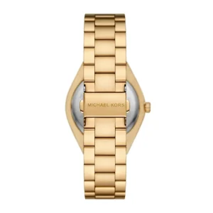 Damen Designer Uhren*Michael Kors MK7460 Damen-Uhr Lennox Quarz Edelstahl-Armband Goldton