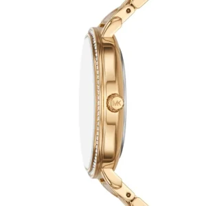 Damen Designer Uhren*Michael Kors MK4666 Damen-Uhr Pyper Analog Quarz mit Edelstahl-Armband Goldton