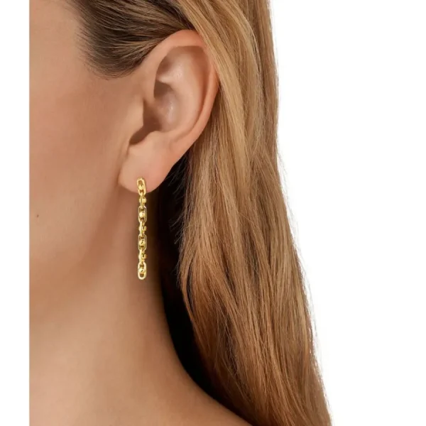 Ohrschmuck*Michael Kors MKC171000710 Ohrringe Damen Astor Sterlingsilber Goldton