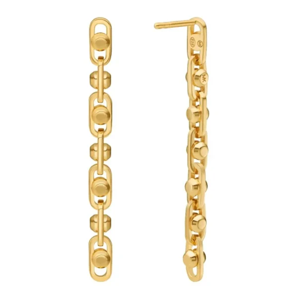 Ohrschmuck*Michael Kors MKC171000710 Ohrringe Damen Astor Sterlingsilber Goldton