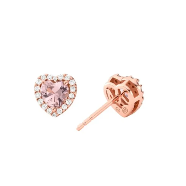 Ohrschmuck*Michael Kors MKC1519A2791 Ohrstecker Damen Herz Zirkon Silber Roségold