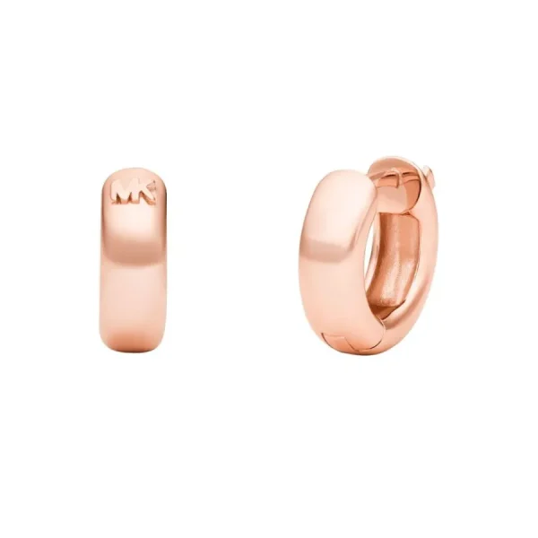 Ohrschmuck*Michael Kors MKC1599AA791 Ohrringe Creolen Damen MK Logo Rosé Vergoldet
