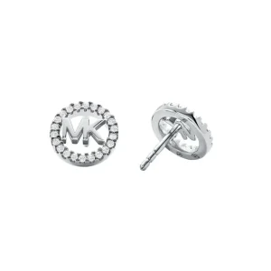 Ohrschmuck*Michael Kors MKC1247AN040 Ohrstecker Damen Logo Pavé Zirkonia Sterling-Silber