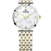 Damen Designer Uhren* Michel Herbelin 17116/BT89 Damen-Uhr Epsilon Diamanten Analog Quarz Edelstahl-Band