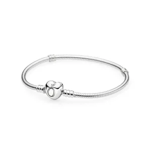 Armbänder & Armreife*Pandora 590719 Armband Damen Moments Herz Verschluss Silber