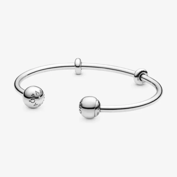Armbänder & Armreife*Pandora 596477 Armreif Damen Moments Offen Silber