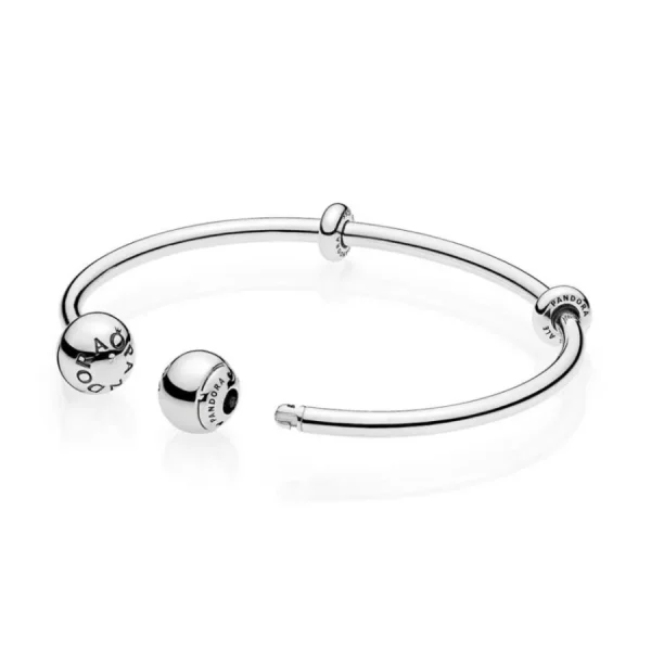Armbänder & Armreife*Pandora 596477 Armreif Damen Moments Offen Silber