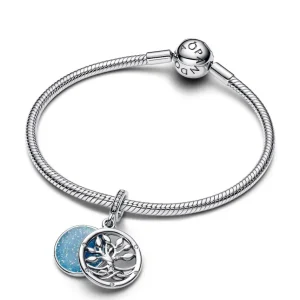 Anhänger*Pandora Charm-Anhänger Leuchtender Unendlichkeitsbaum Silber 793599C01