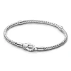 Armbänder & Armreife*Pandora Armband Damen Nietenoptik Karabinerverschluss Silber 593681C00
