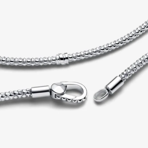 Armbänder & Armreife*Pandora Armband Damen Nietenoptik Karabinerverschluss Silber 593681C00
