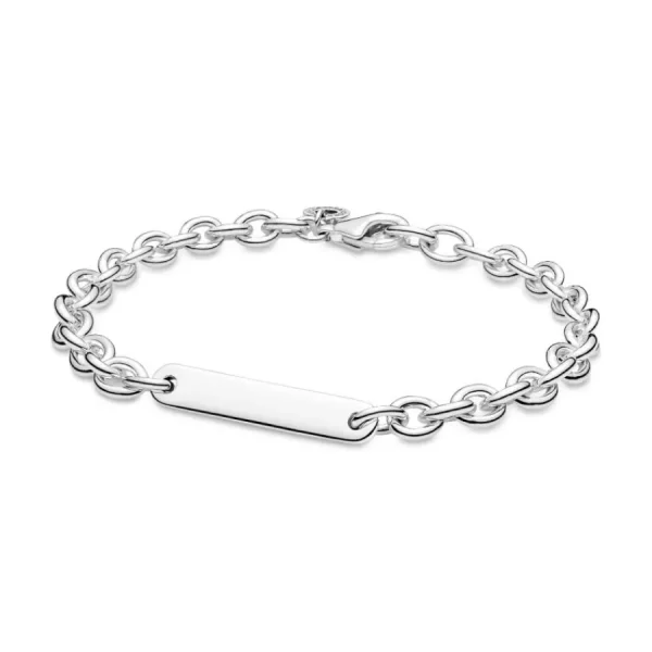 Armbänder & Armreife*Pandora 599523C01 Armband Damen Gravur Plättchen Sterling-Silber
