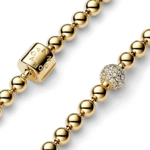 Armbänder & Armreife*Pandora 568342C01 Armband Damen Kugeln & Pavé Vergoldet