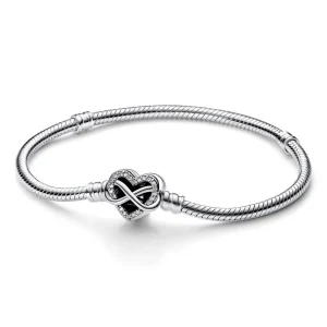 Armbänder & Armreife*Pandora 592645C01 Armband Funkelndem Unendlichkeits-Herzverschluss Silber