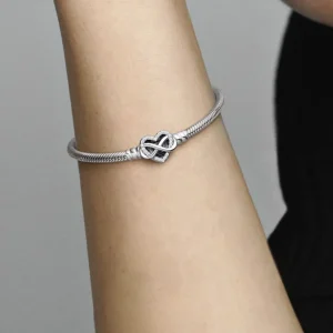 Armbänder & Armreife*Pandora 592645C01 Armband Funkelndem Unendlichkeits-Herzverschluss Silber