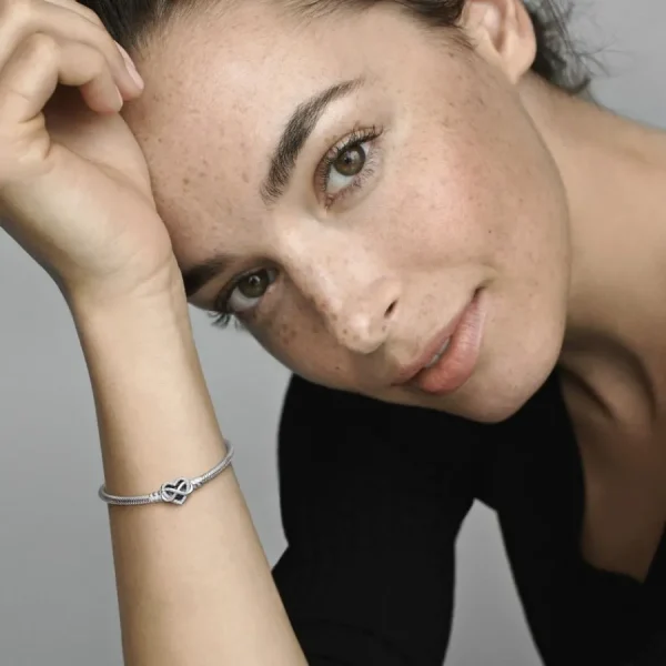 Armbänder & Armreife*Pandora 592645C01 Armband Funkelndem Unendlichkeits-Herzverschluss Silber