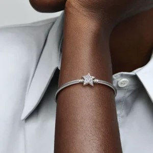 Armbänder & Armreife*Pandora 599639C01 Armband Moments Asymmetrischer Stern-Verschluss Silber