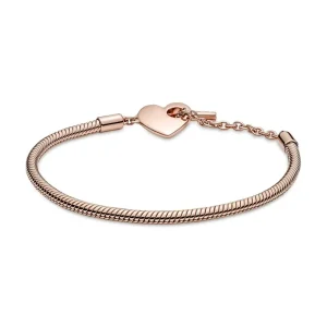 Armbänder & Armreife*Pandora 589285C00 Armband Moments Herz T-Verschluss 14k Rosé Vergoldet