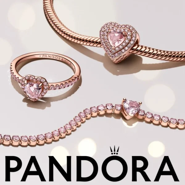 Armbänder & Armreife*Pandora 589285C00 Armband Moments Herz T-Verschluss 14k Rosé Vergoldet