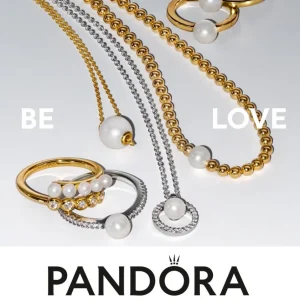 Anhänger*Pandora 793212C01 Charm Blühende Rose Rosafarben Sterling-Silber