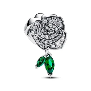 Anhänger*Pandora 793201C01 Charm Funkelnde Blühende Rose Zirkon Sterling-Silber